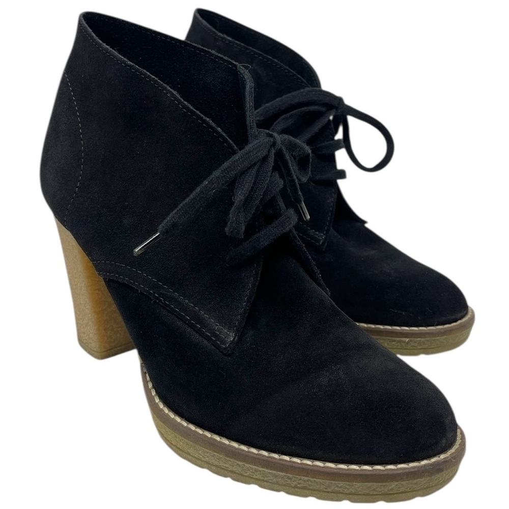 J. Crew “MacAlister” Women’s Size 9 Black Suede High Heel Ankle Booties